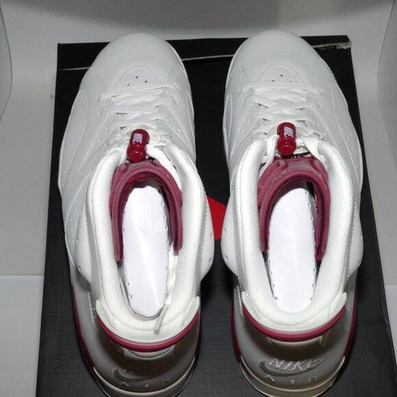 2015 Air Jordan 6 Retro Maroon 384664-116 US 11.5 DS Brand New Damaged Box - Picture 6 of 13